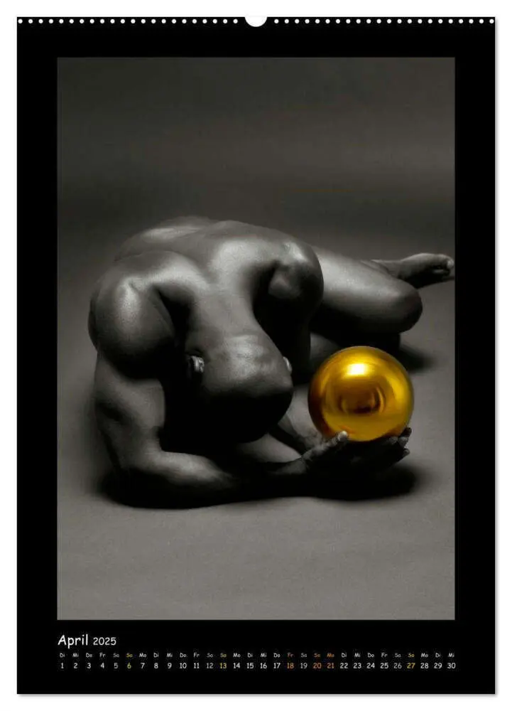 Bild: 9783457034293 | Golden Ball - Männer Akte (Wandkalender 2025 DIN A2 hoch), CALVENDO...