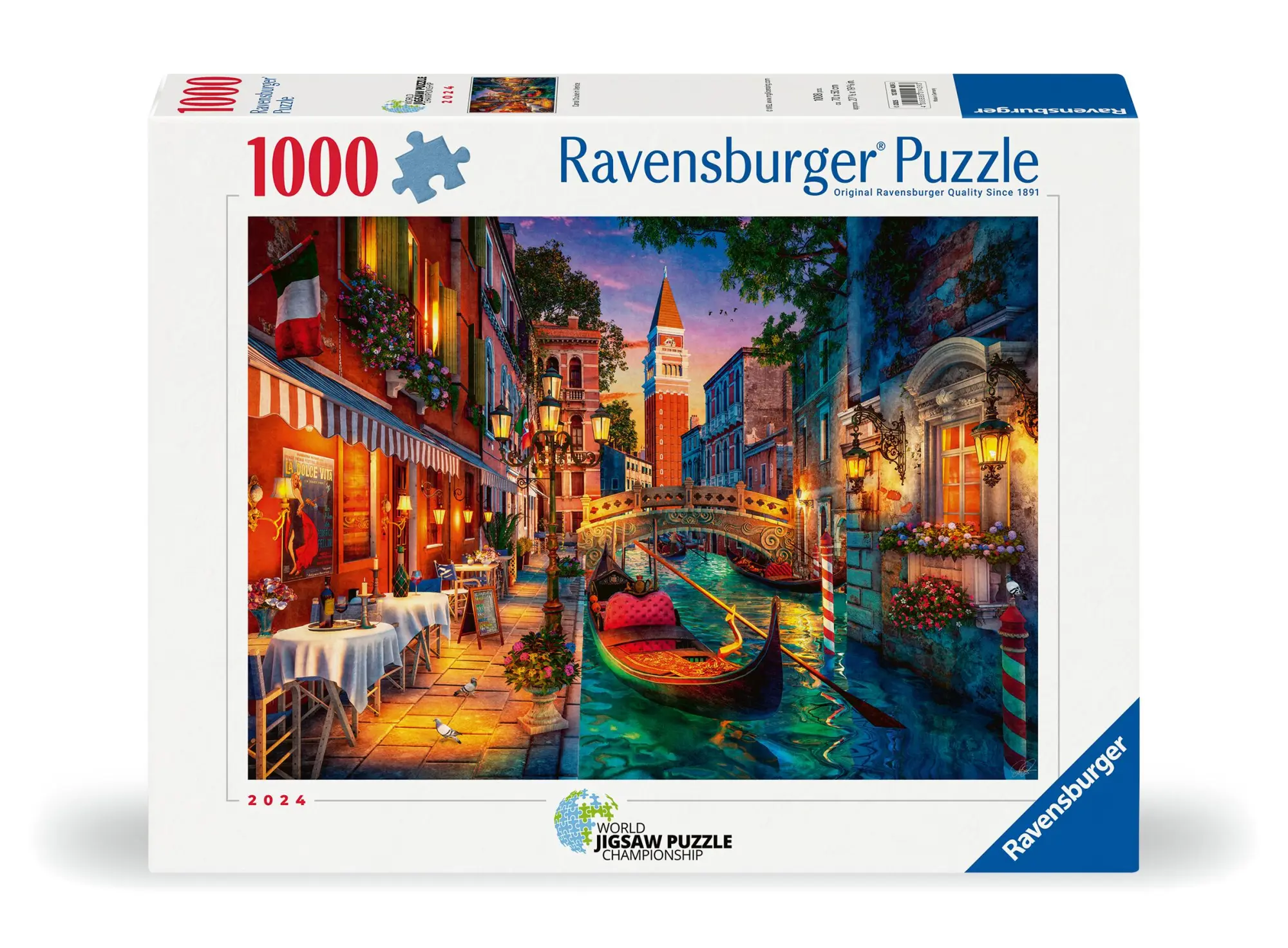 Cover: 4005555014393 | Erwachsenenpuzzle 1000 Teile - Kanalrundfahrt in Venedig | Spiel