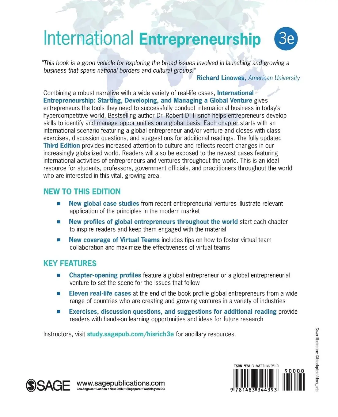 Rückseite: 9781483344393 | International Entrepreneurship | Robert D. Hisrich | Taschenbuch