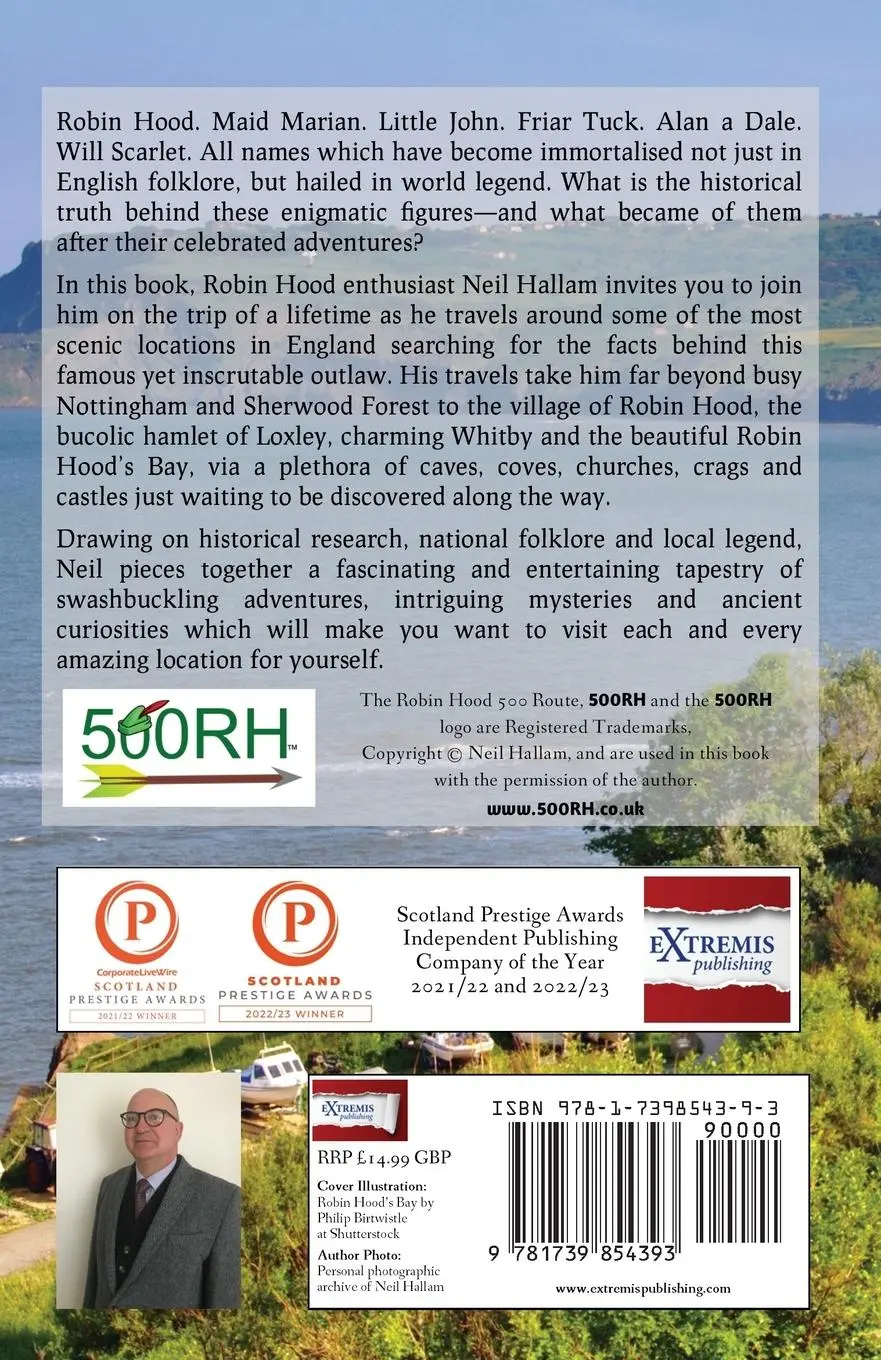 Rückseite: 9781739854393 | The Robin Hood 500 Route | Neil Hallam | Taschenbuch | Englisch | 2023
