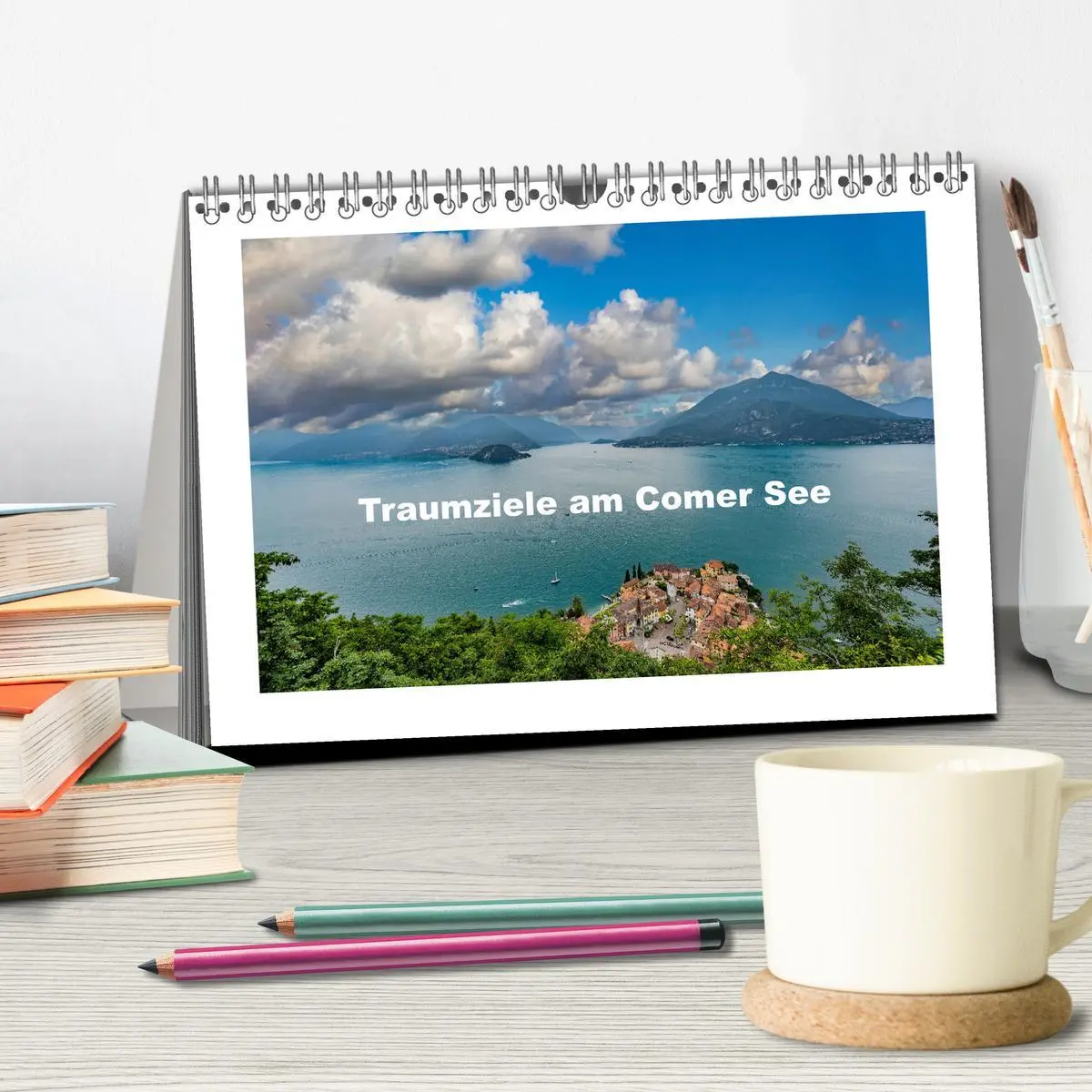 Bild: 9783457334393 | Traumziele am Comer See (Tischkalender 2026 DIN A5 quer), CALVENDO...