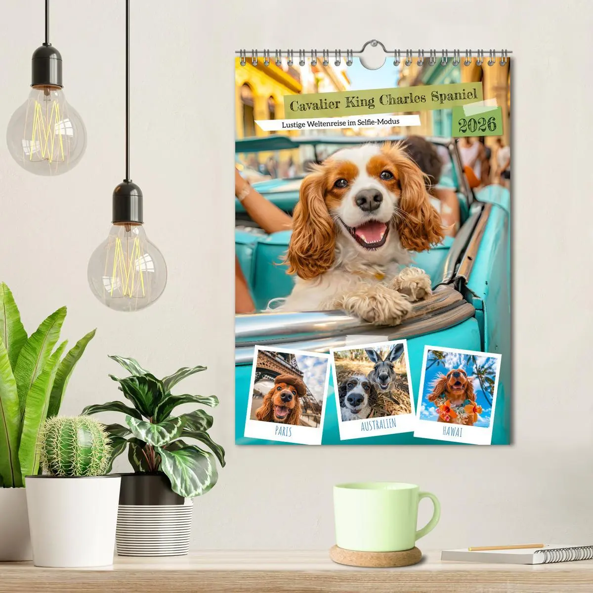 Bild: 9783516284393 | Cavalier King Charles Spaniel - Lustige Weltenreise im Selfie-Modus...