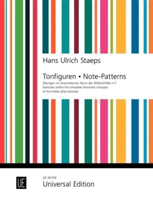 Cover: 9783702474393 | Tonfiguren | Übungen im chromatischen Raum. Altblockflöte. Partitur.