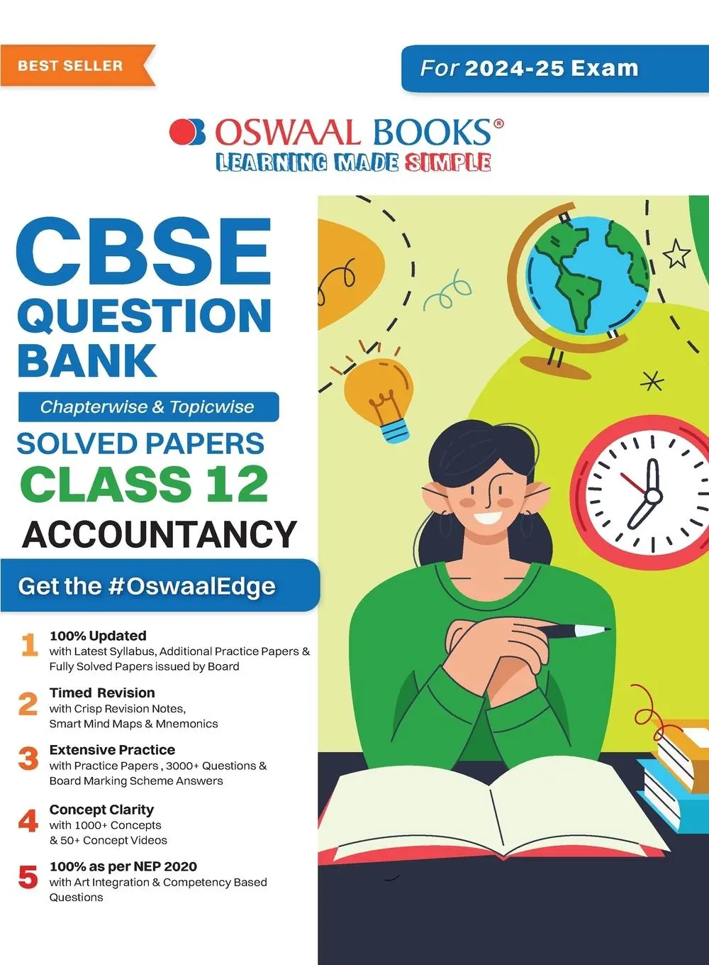 Cover: 9789359584393 | Oswaal CBSE Question Bank Class 12 Accountancy, Chapterwise and...