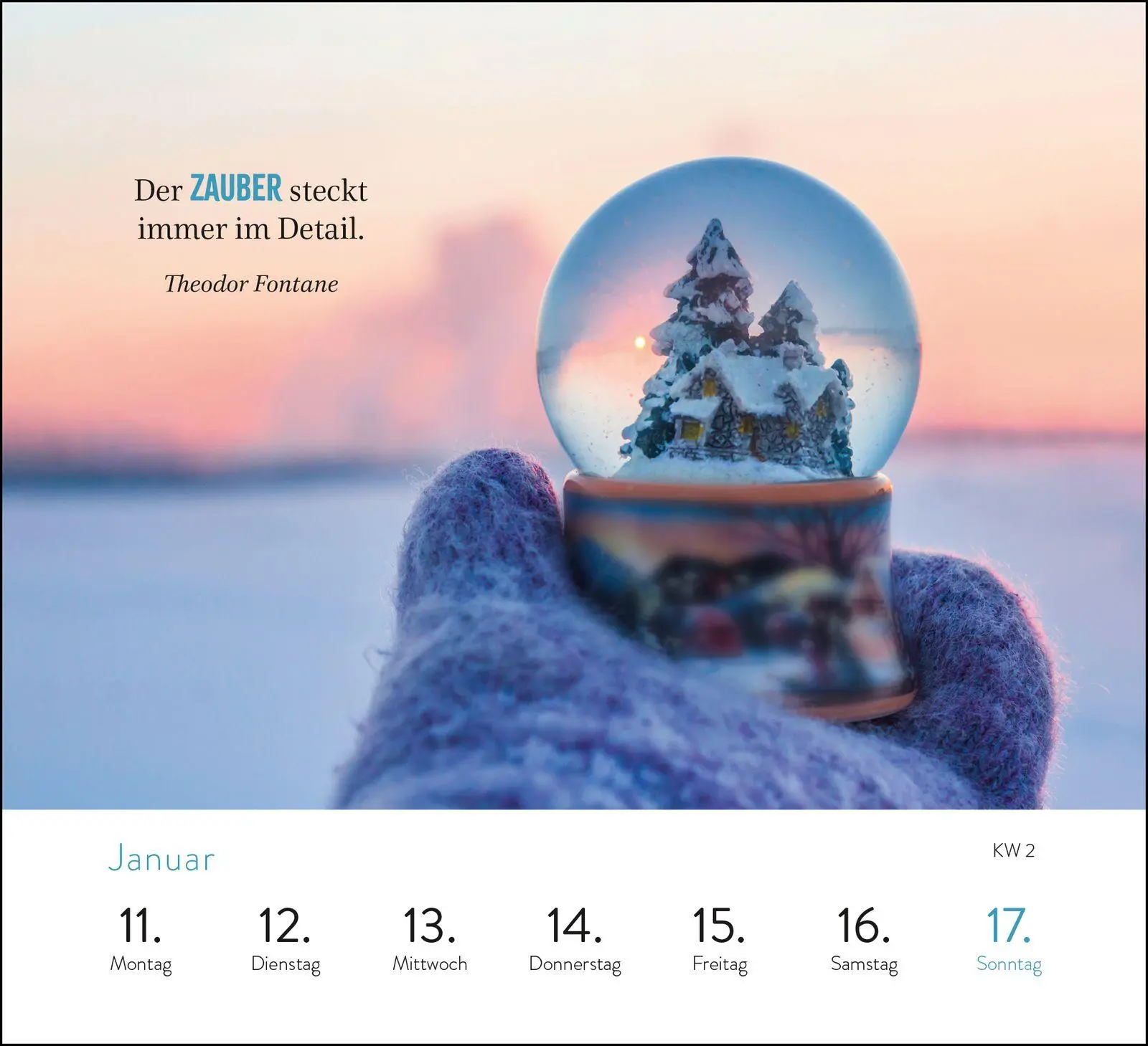 Bild: 4036442014493 | Wochenkalender 2027: Glücksmomente für jeden Tag | Groh Verlag | 2027