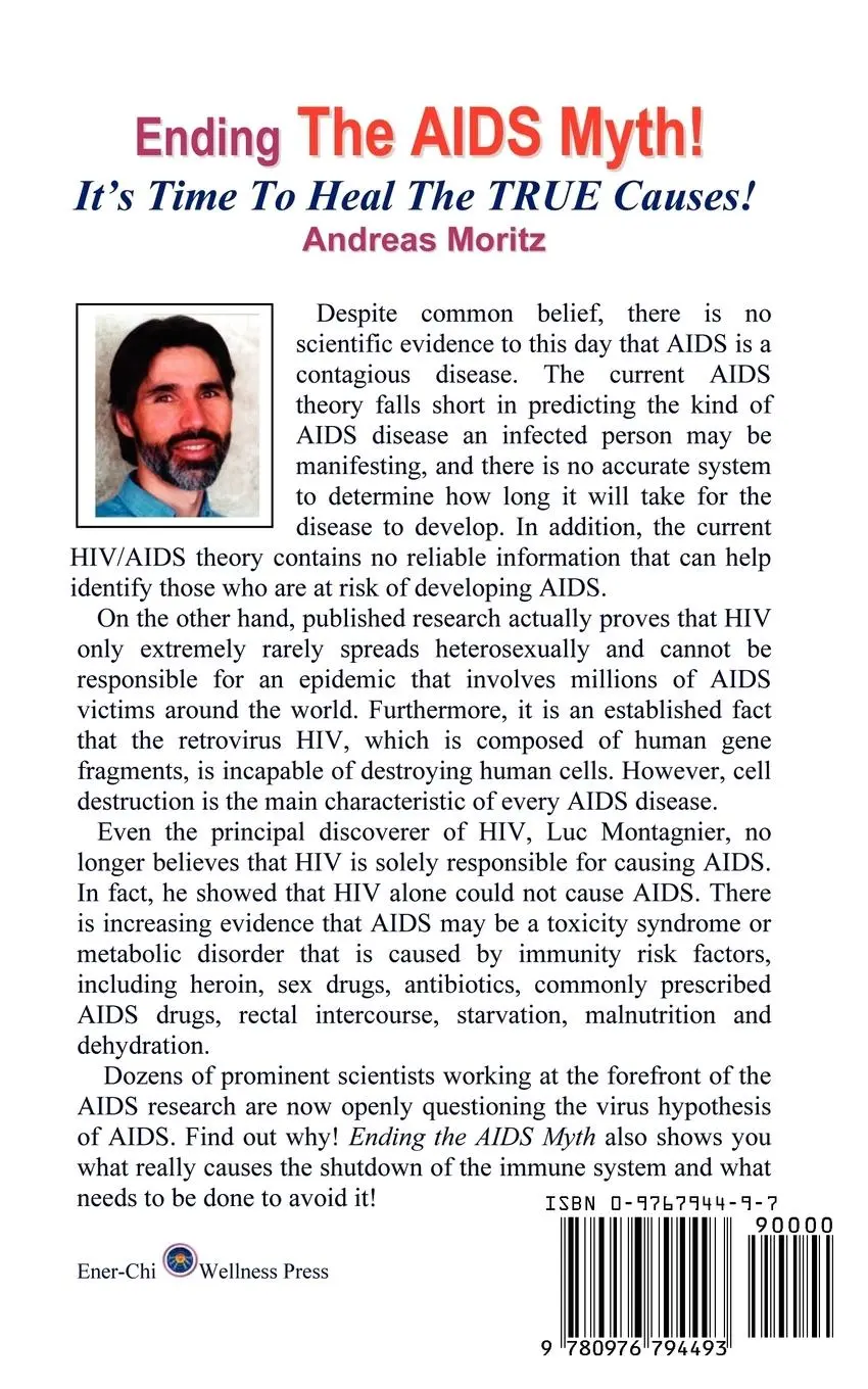 Rückseite: 9780976794493 | Ending the AIDS Myth | Andreas Moritz | Taschenbuch | Englisch | 2006