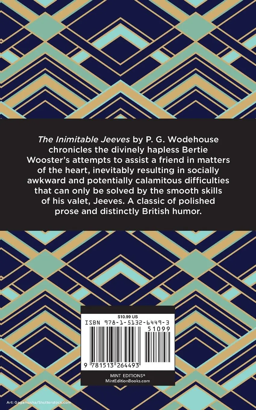 Rückseite: 9781513264493 | The Inimitable Jeeves | P. G. Wodehouse | Taschenbuch | Englisch