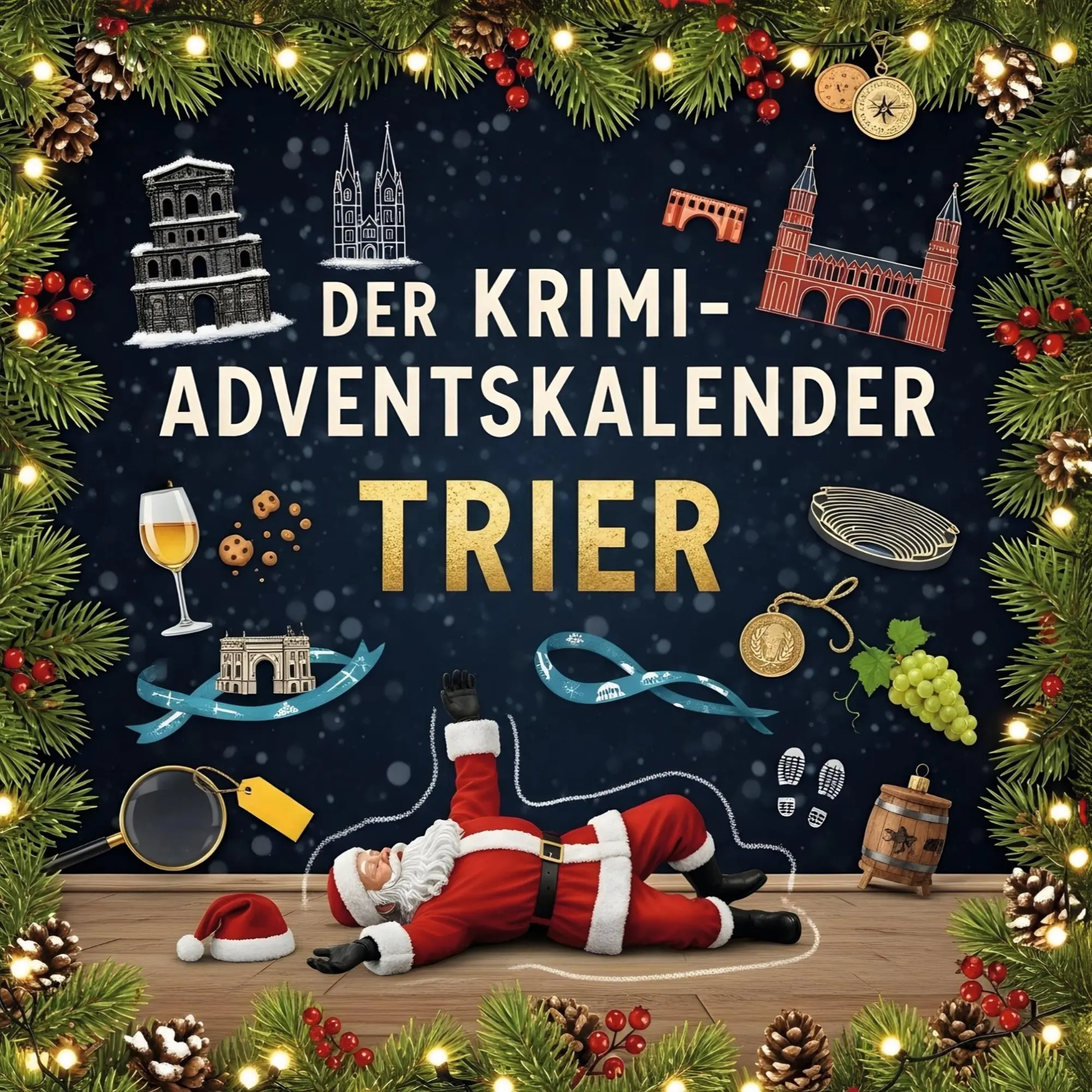 Cover: 9783695304493 | Der Krimi-Adventskalender Trier | Mordsverdächtig in 24 Akten | Frank