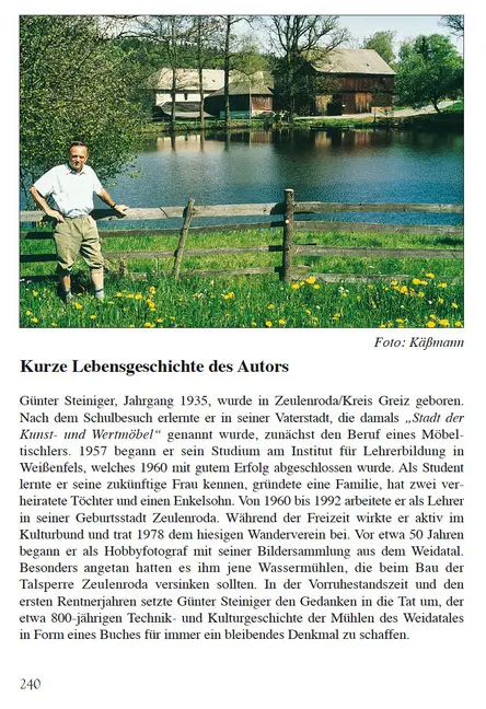 Rückseite: 9783959664493 | Mühlen im Weidatal | Günter Steiniger | Buch | 240 S. | Deutsch | 2019