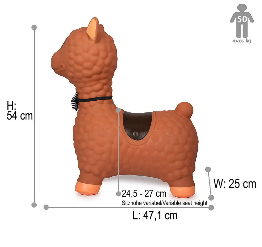 Bild: 4042774454593 | Jamara Hüpftier Lama braun | 460542 | Deutsch | 2020 | Jamara