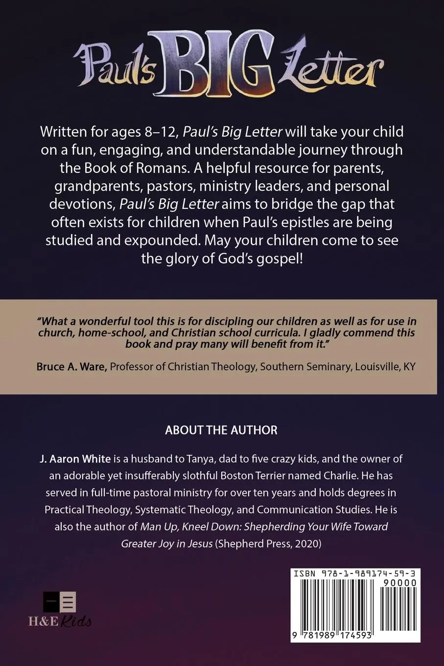 Rückseite: 9781989174593 | Paul's Big Letter | A Kid-Friendly Journey through the Book of Romans
