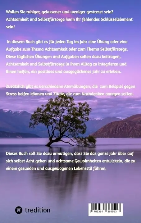 Rückseite: 9783384364593 | 365 Tage Achtsamkeit und Selbstfürsorge | Kim W. Sommer | Taschenbuch