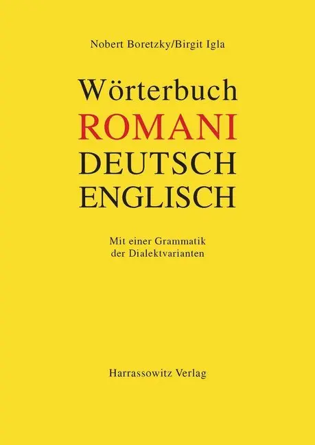 Cover: 9783447034593 | Wörterbuch Romani - Deutsch - Englisch für den südosteuropäischen Raum