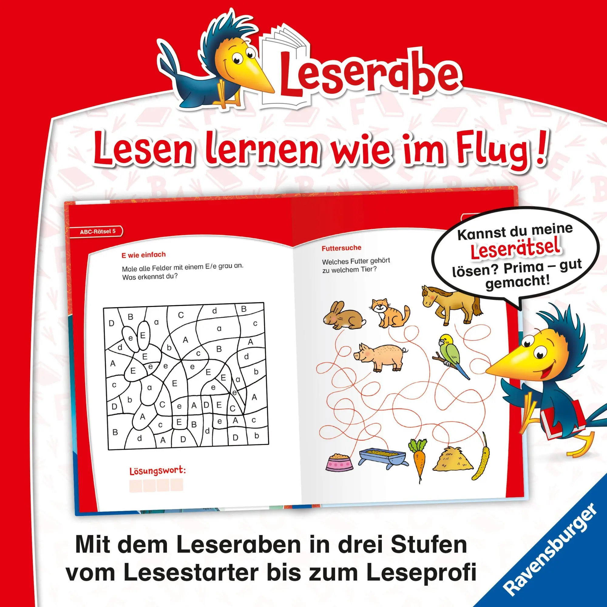 Bild: 9783473464593 | Leserabe Sonderausgaben - ABC-Geschichten und Rätsel | Uebe (u. a.)