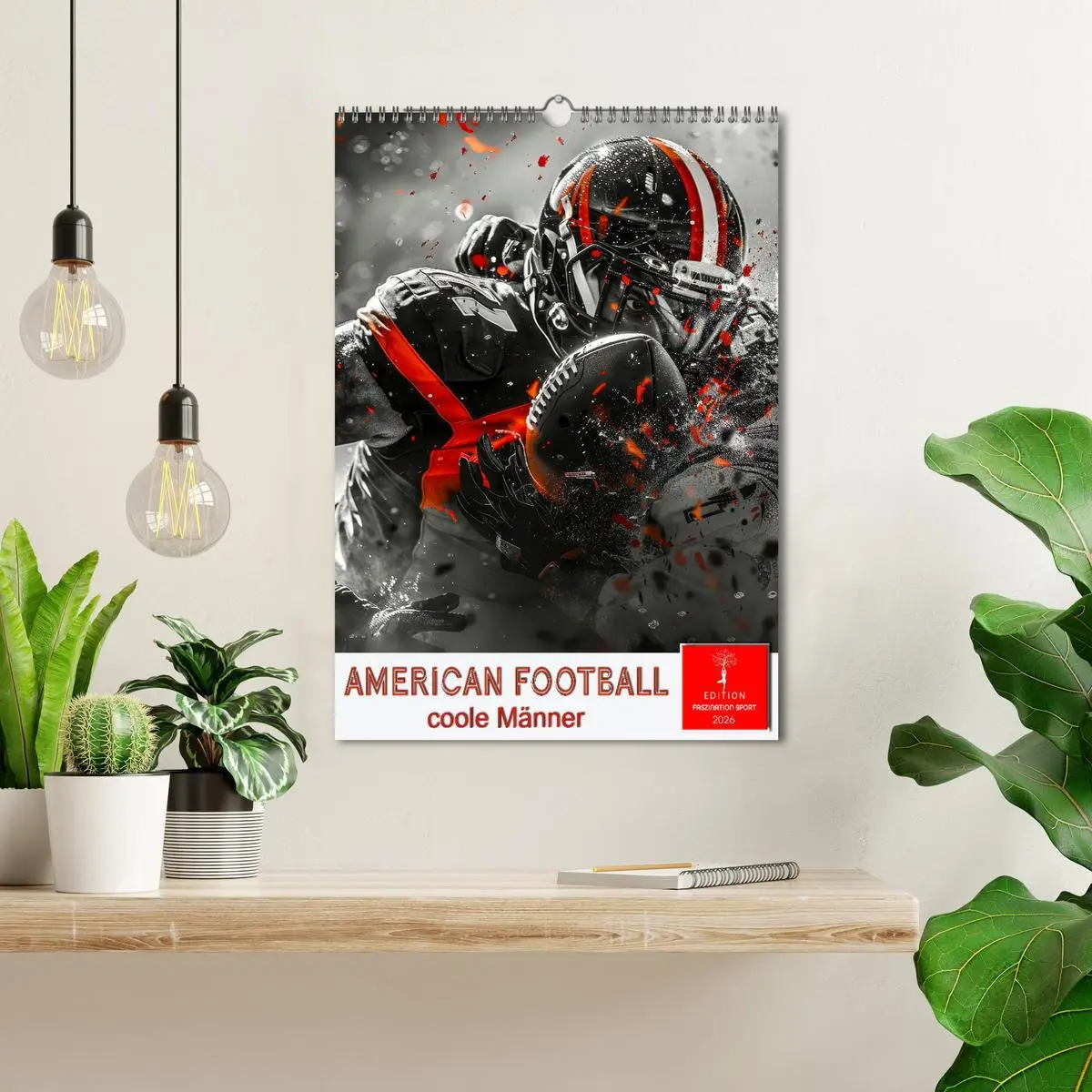 Bild: 9783516264593 | American Football - coole Männer (Wandkalender 2026 DIN A3 hoch),...