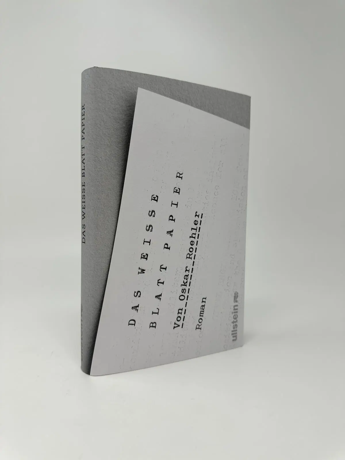 Bild: 9783550204593 | Das weiße Blatt Papier | Roman | Oskar Roehler | Buch | 240 S. | 2026