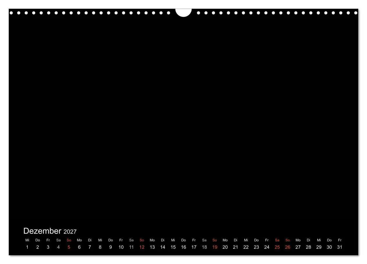Bild: 9783594244593 | Bastelkalender - Schwarz (Wandkalender 2027 DIN A3 quer), CALVENDO...