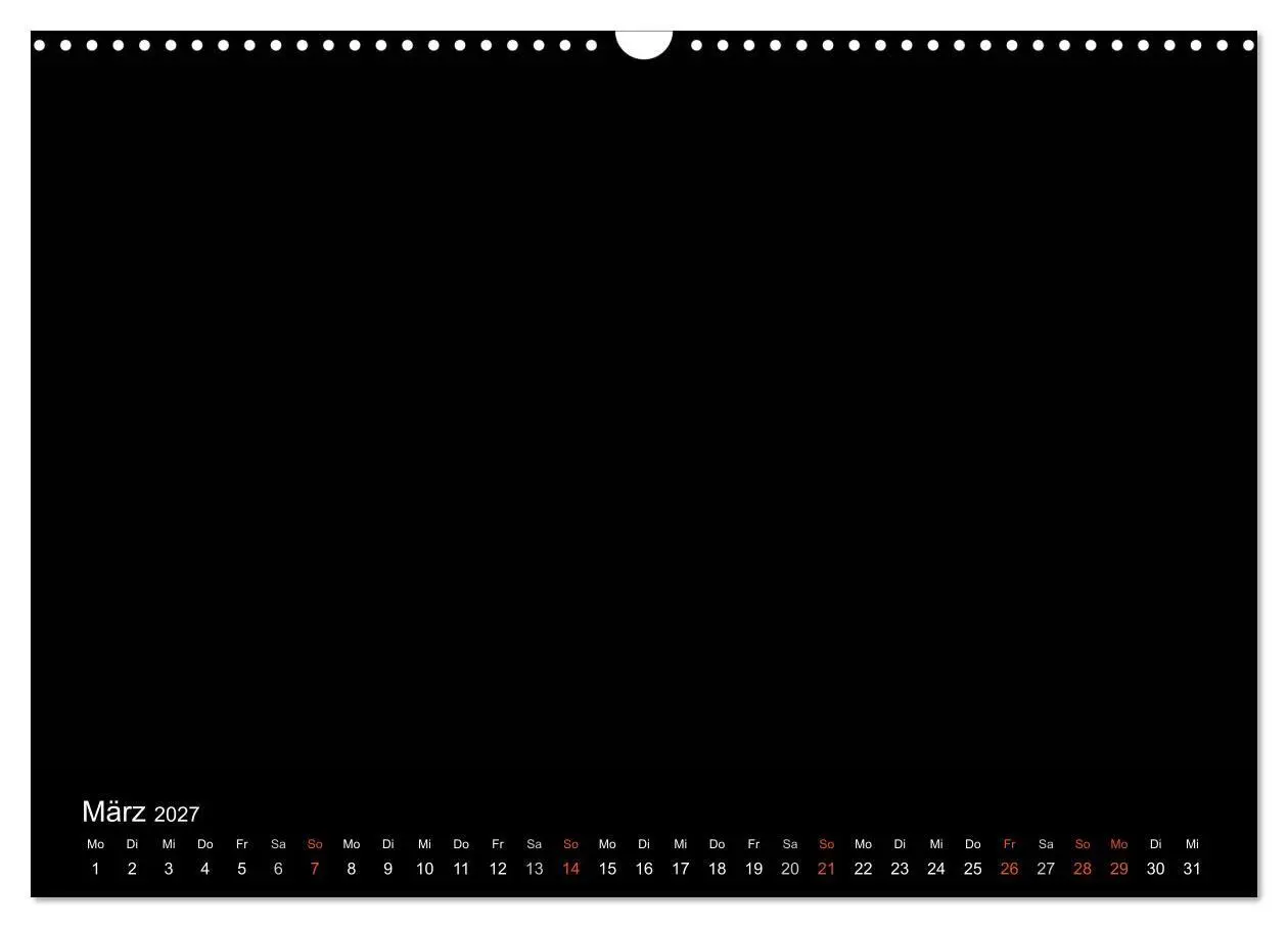 Bild: 9783594244593 | Bastelkalender - Schwarz (Wandkalender 2027 DIN A3 quer), CALVENDO...