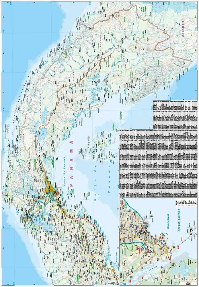 Bild: 9783831774593 | Reise Know-How Landkarte Panama (1:400.000) | (Land-)Karte | 2 S.