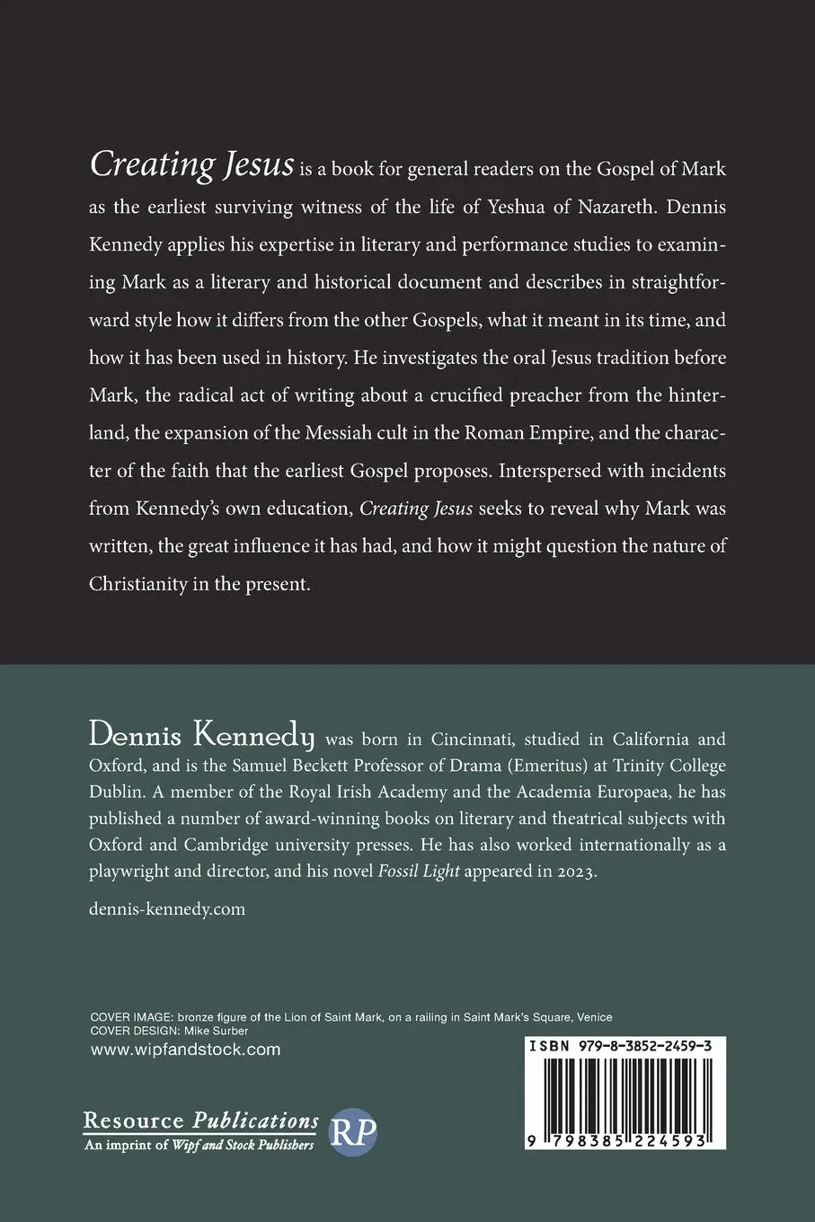 Rückseite: 9798385224593 | Creating Jesus | The Earliest Record of Yeshua of Nazareth | Kennedy