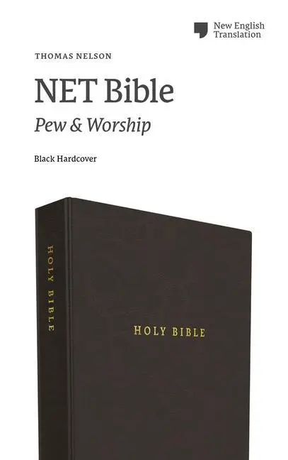 Cover: 9780785224693 | Net Bible, Pew and Worship, Hardcover, Black, Comfort Print | Nelson