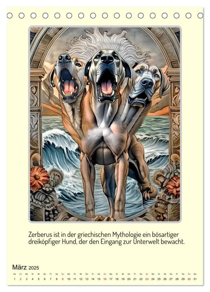 Bild: 9783457164693 | Mythologische Gestalten der griechischen Antike (Tischkalender 2025...