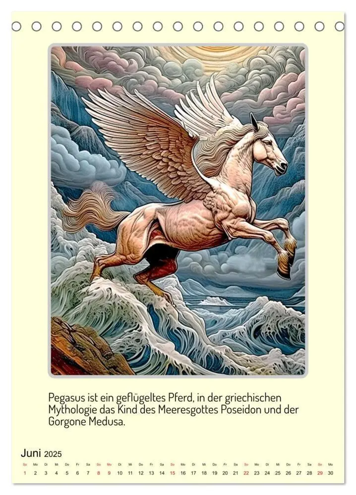 Bild: 9783457164693 | Mythologische Gestalten der griechischen Antike (Tischkalender 2025...