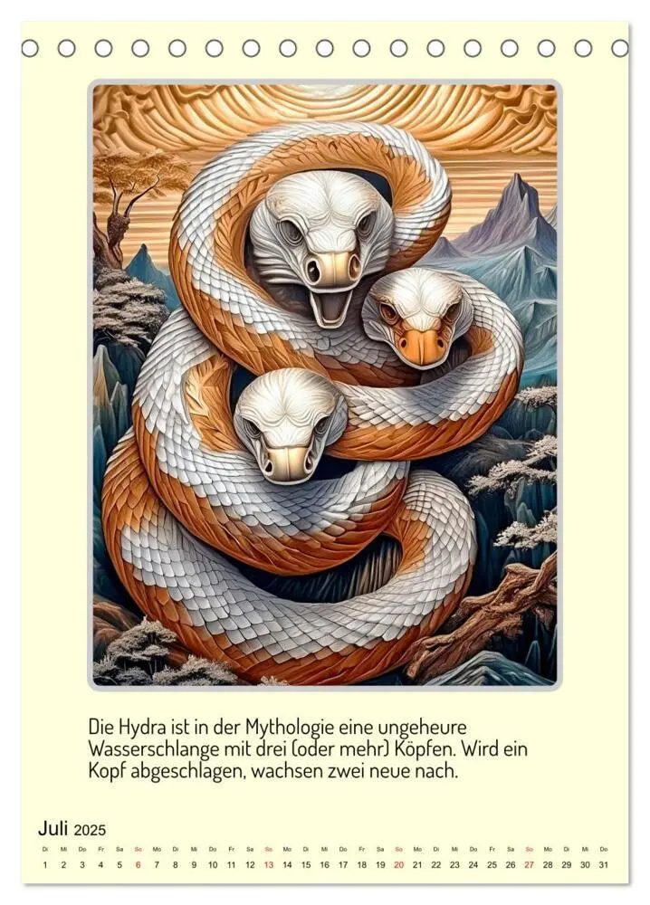 Bild: 9783457164693 | Mythologische Gestalten der griechischen Antike (Tischkalender 2025...