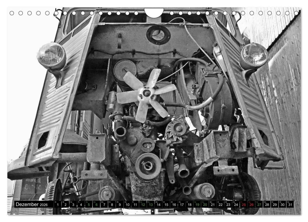 Bild: 9783457784693 | Citroën HY eine Legende in Schwarzweiß (Wandkalender 2026 DIN A4...