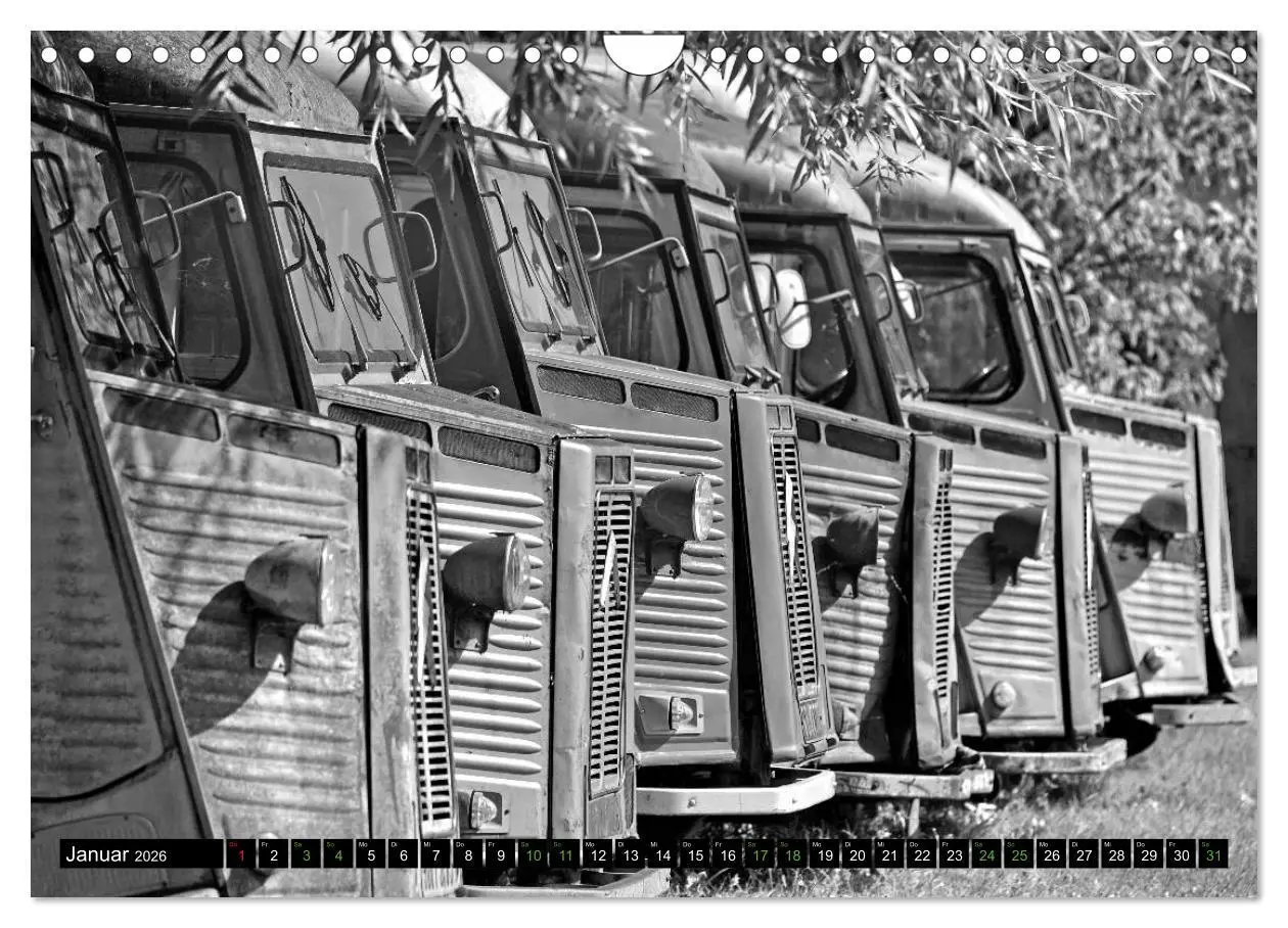 Bild: 9783457784693 | Citroën HY eine Legende in Schwarzweiß (Wandkalender 2026 DIN A4...