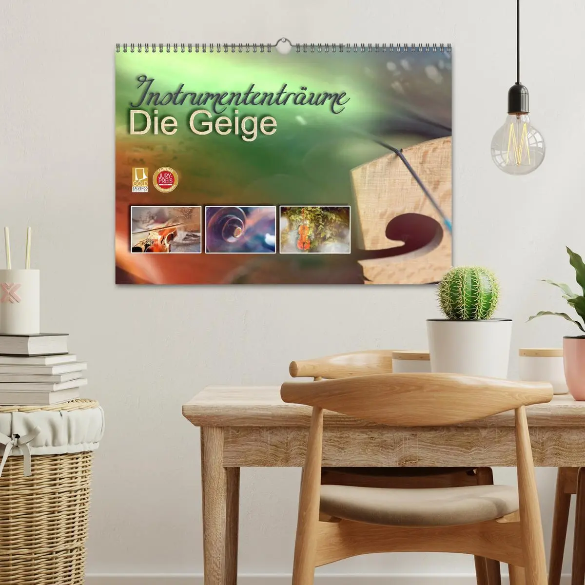 Bild: 9783457854693 | Instrumententräume - Die Geige (Wandkalender 2026 DIN A3 quer),...