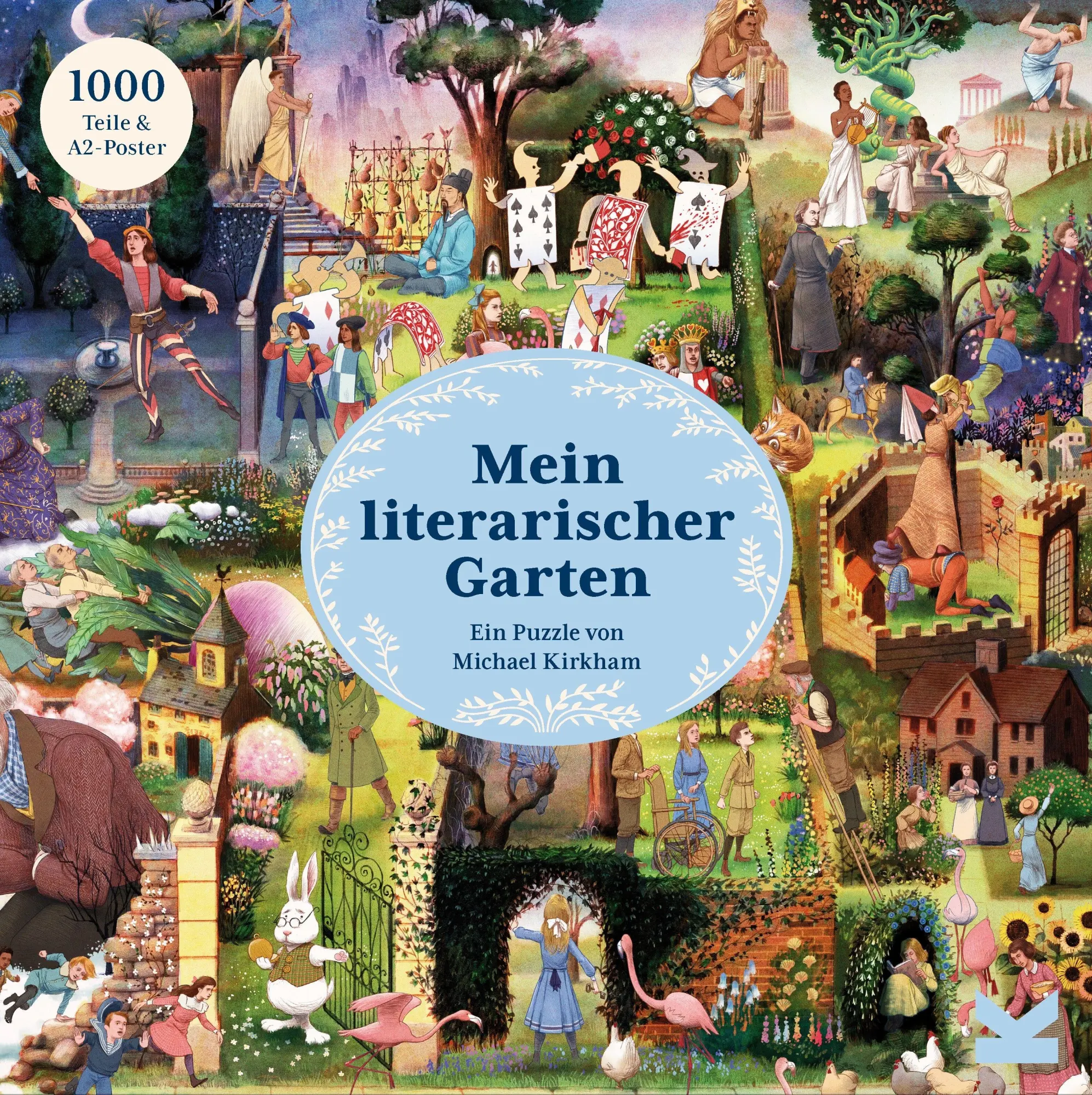 Cover: 9783962444693 | Mein literarischer Garten | Ein 1000-Teile-Puzzle | Frederik Kugler