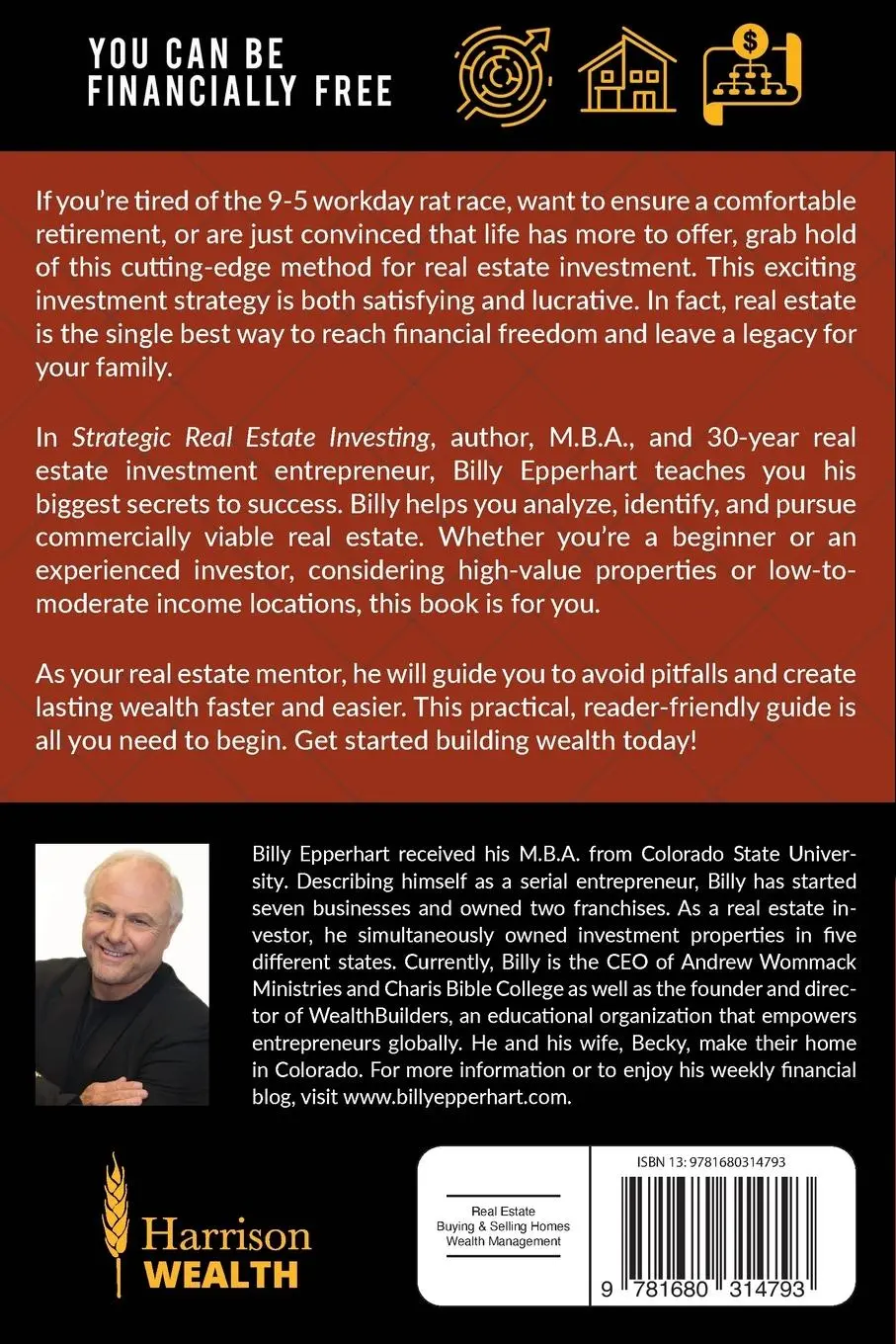 Rückseite: 9781680314793 | Strategic Real Estate Investing | Billy Epperhart | Taschenbuch | 2021