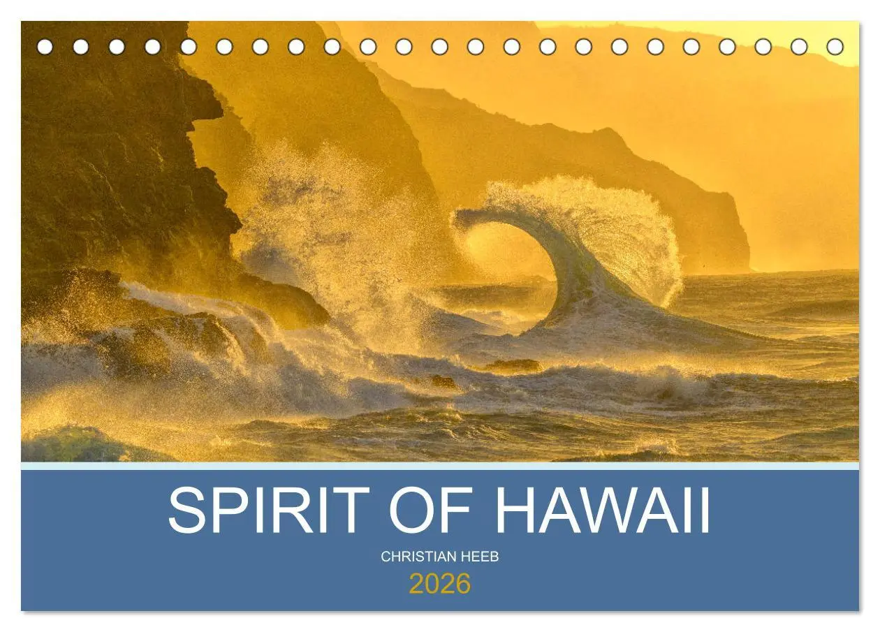 Cover: 9783457774793 | SPIRIT OF HAWAII (Tischkalender 2026 DIN A5 quer), CALVENDO...