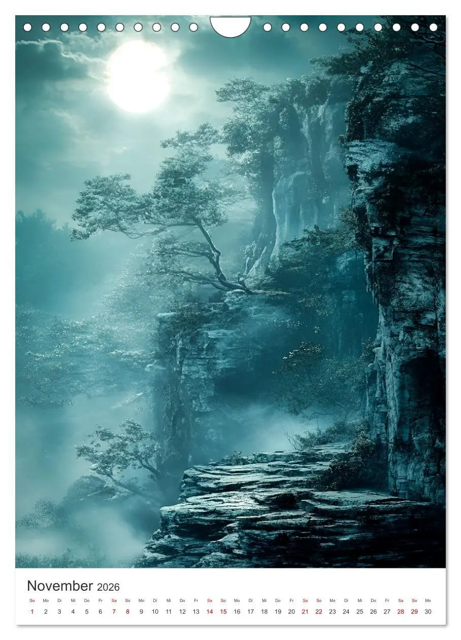 Bild: 9783516244793 | Midgard - Mythische Landschaften des Nordens (Wandkalender 2026 DIN...