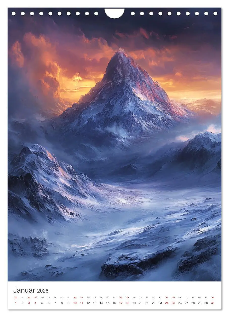 Bild: 9783516244793 | Midgard - Mythische Landschaften des Nordens (Wandkalender 2026 DIN...