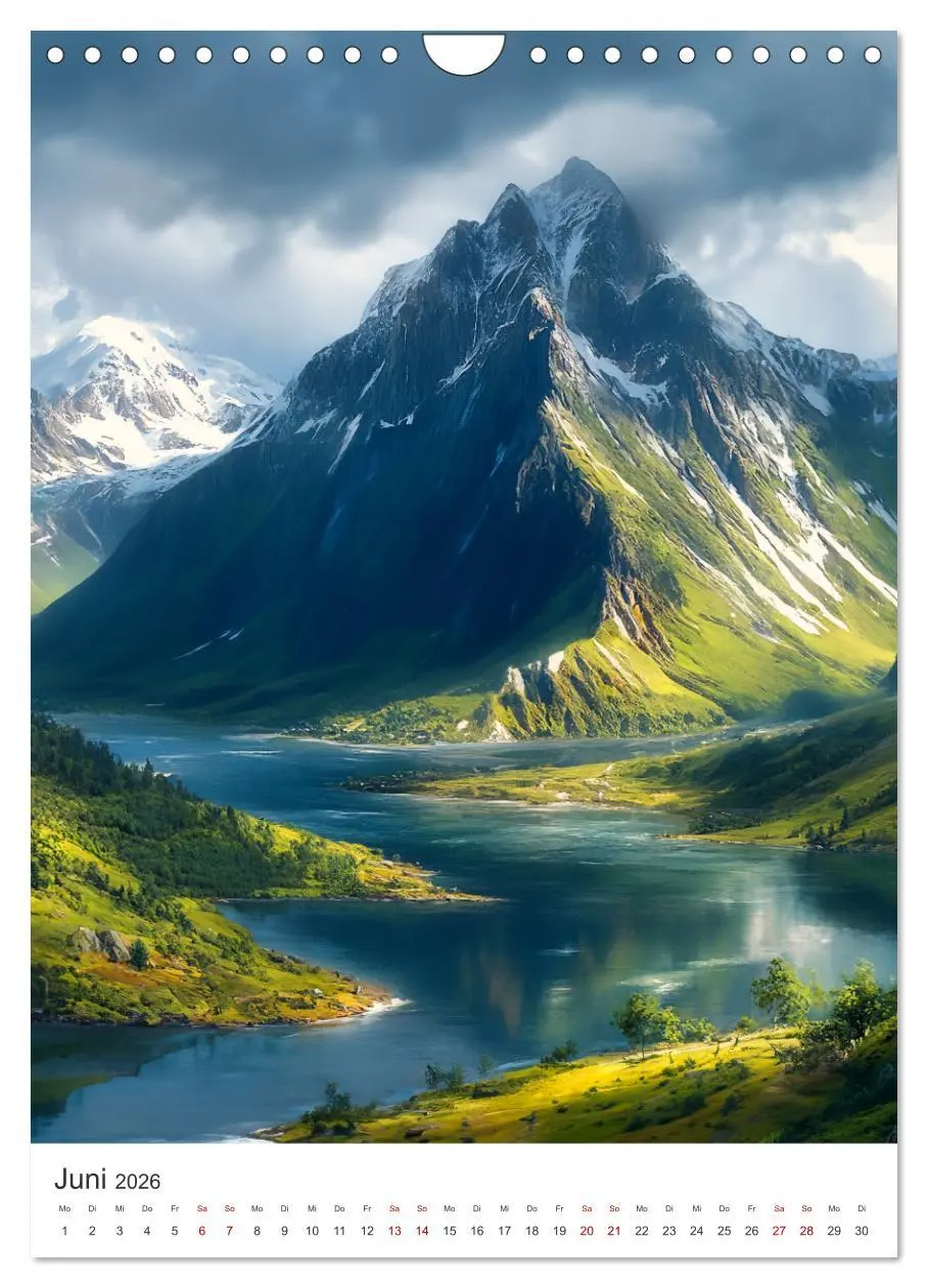 Bild: 9783516244793 | Midgard - Mythische Landschaften des Nordens (Wandkalender 2026 DIN...
