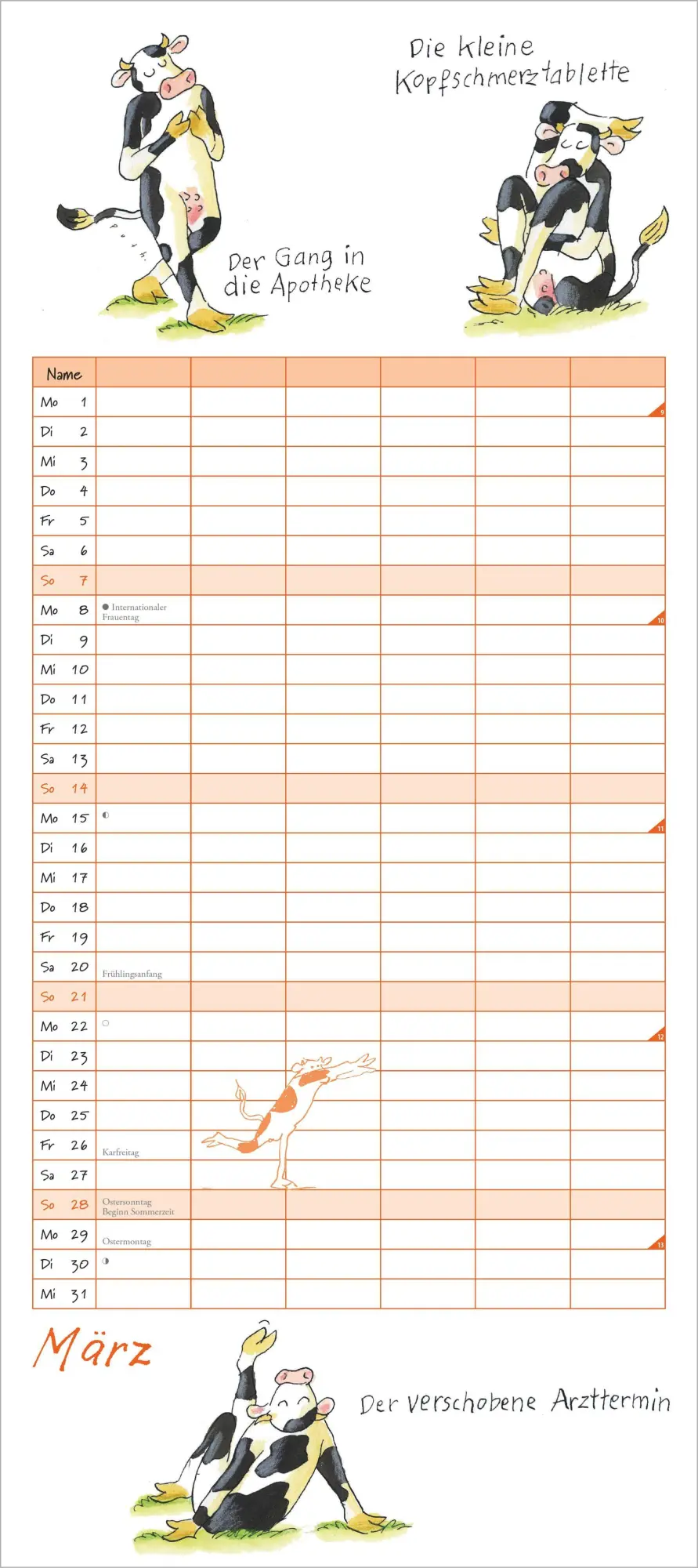 Bild: 4069095014893 | Yoga für Kühe 2027 | Neumann Verlage GmbH &amp; Co KG | Kalender | 14 S.