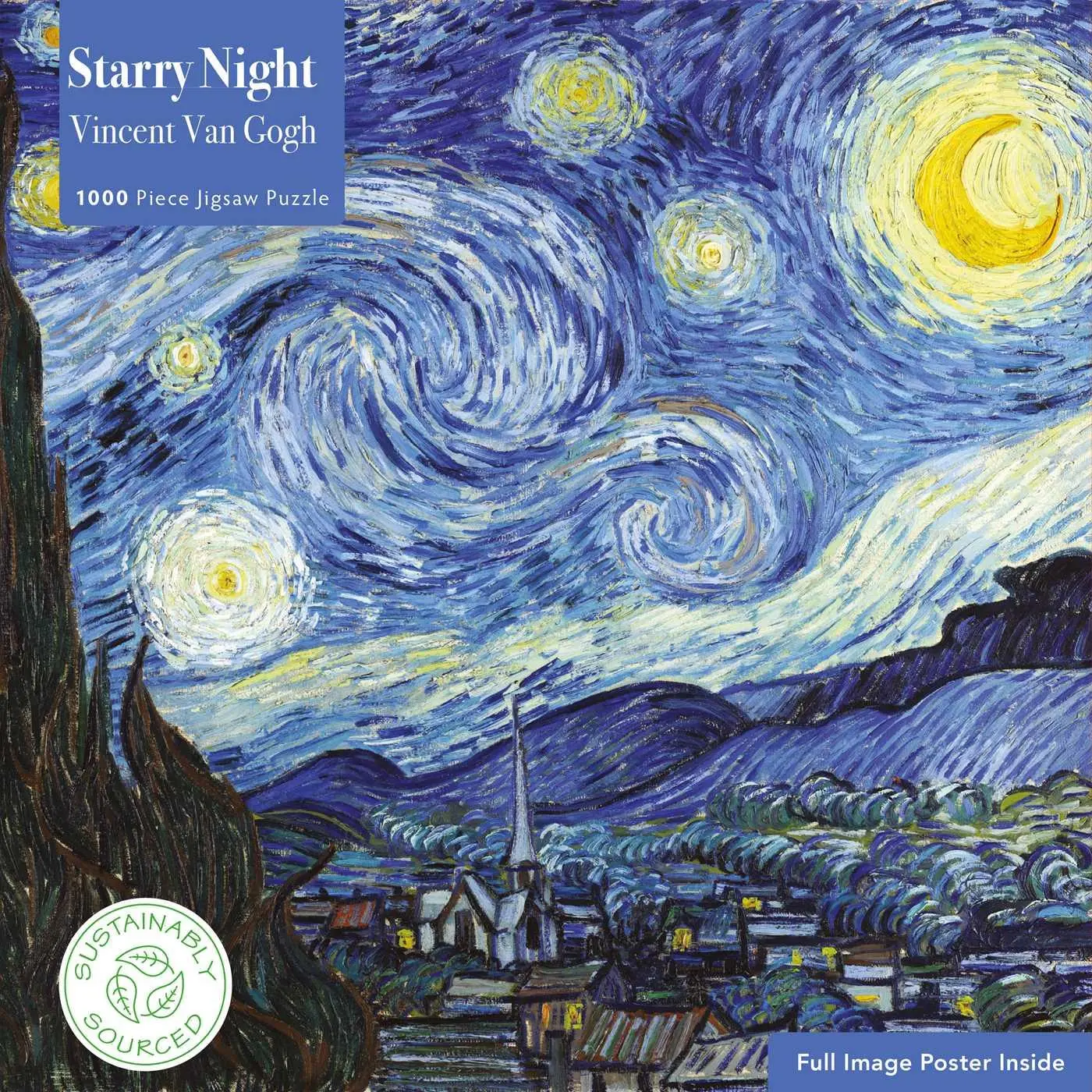 Cover: 9781786644893 | Adult Sustainable Jigsaw Puzzle Vincent Van Gogh: The Starry Night