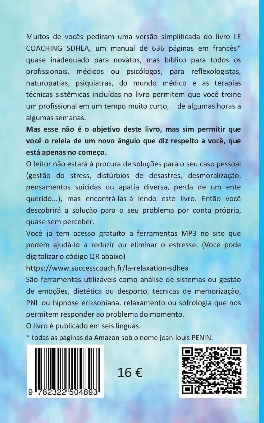 Rückseite: 9782322504893 | SEU TREINAMENTO SDHEA PARA INICIANTES | coaching SDHEA | Penin | Buch