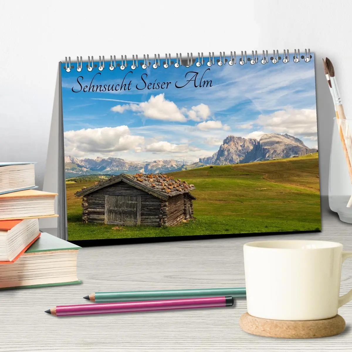 Bild: 9783457694893 | Sehnsucht Seiser Alm (Tischkalender 2026 DIN A5 quer), CALVENDO...