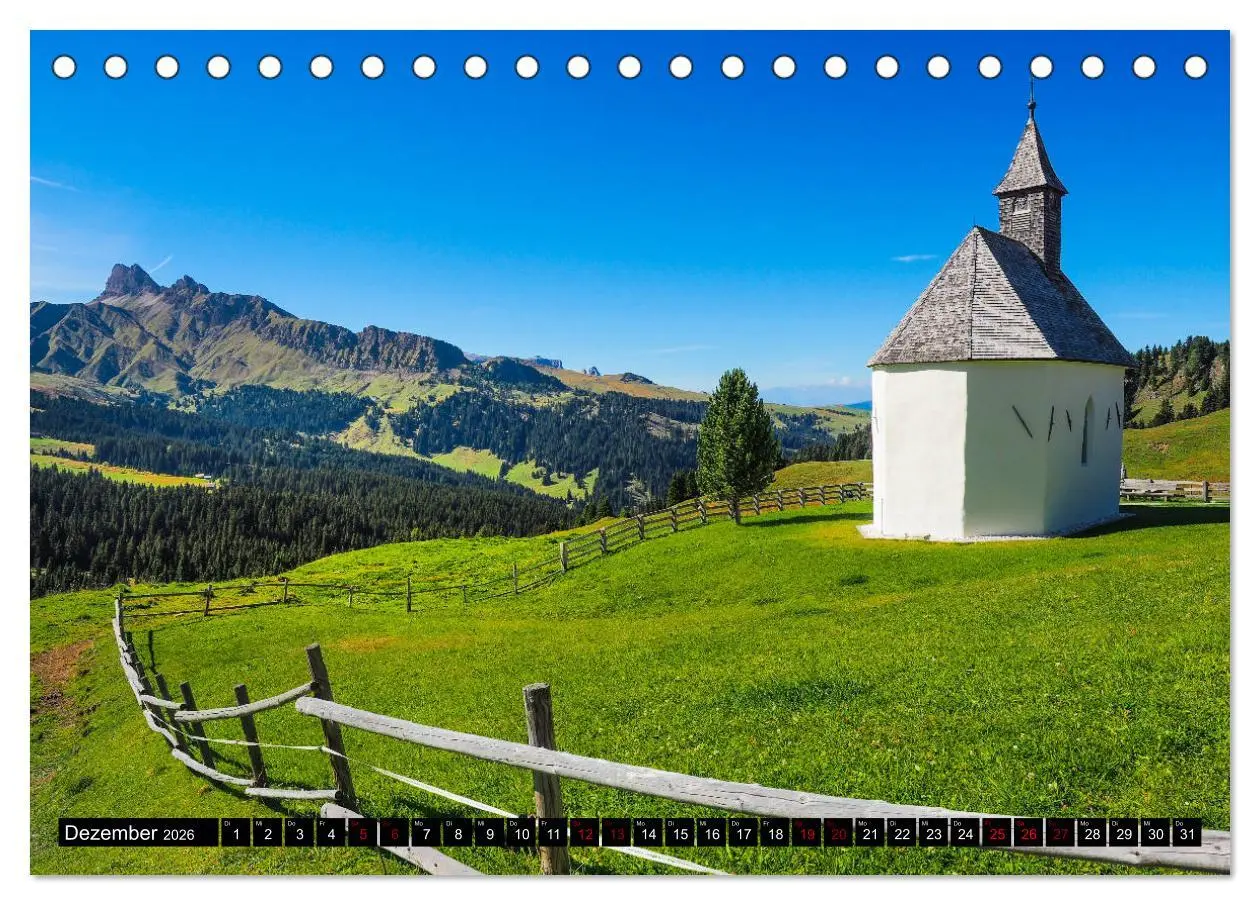 Bild: 9783457694893 | Sehnsucht Seiser Alm (Tischkalender 2026 DIN A5 quer), CALVENDO...