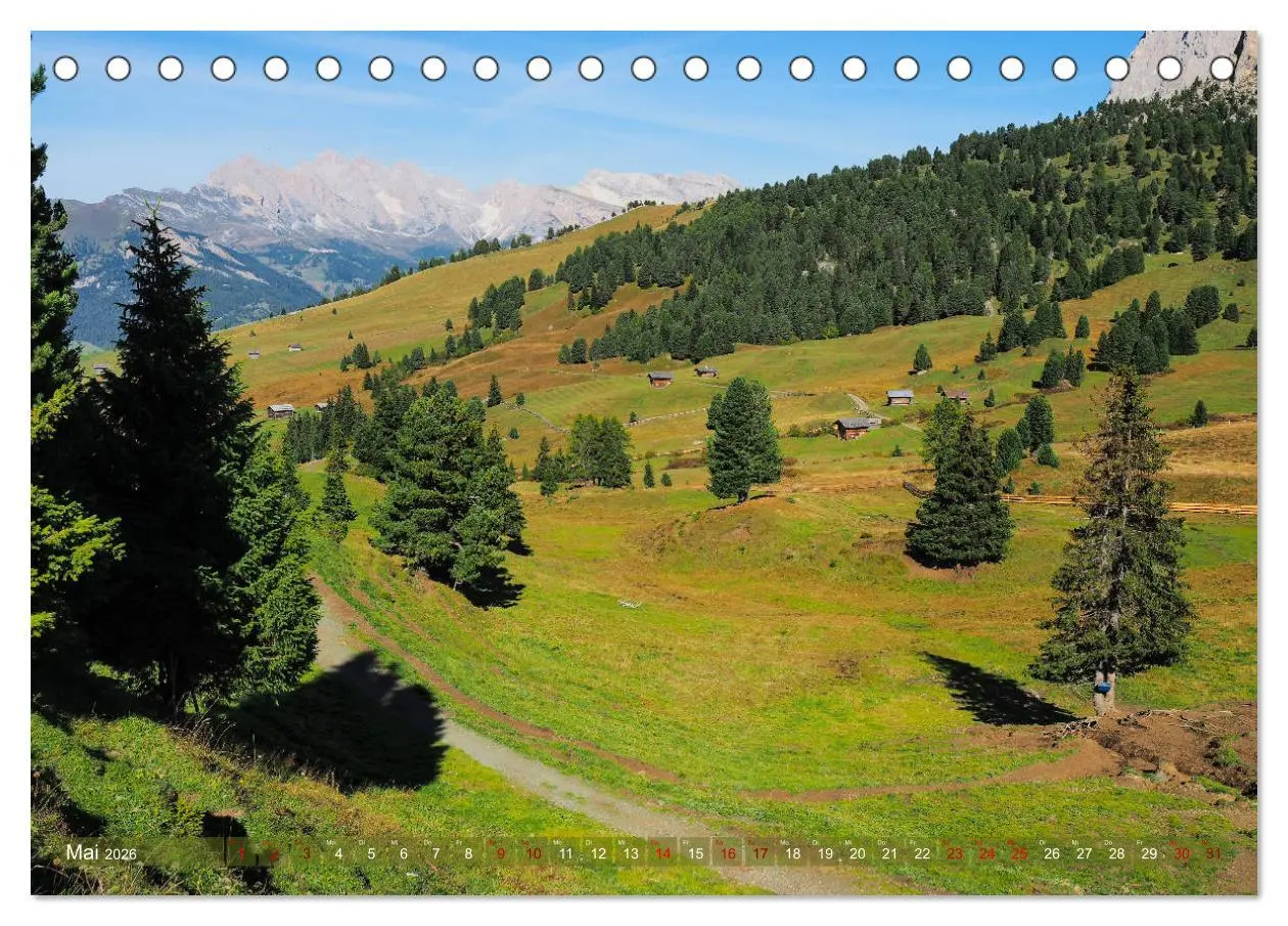 Bild: 9783457694893 | Sehnsucht Seiser Alm (Tischkalender 2026 DIN A5 quer), CALVENDO...