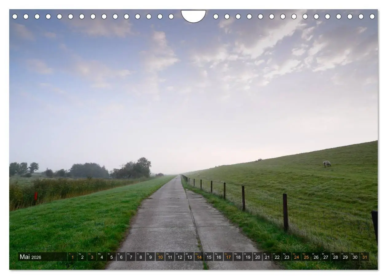 Bild: 9783516094893 | Impressionen aus dem Wesermarsch - Butjadingen 2026 (Wandkalender...
