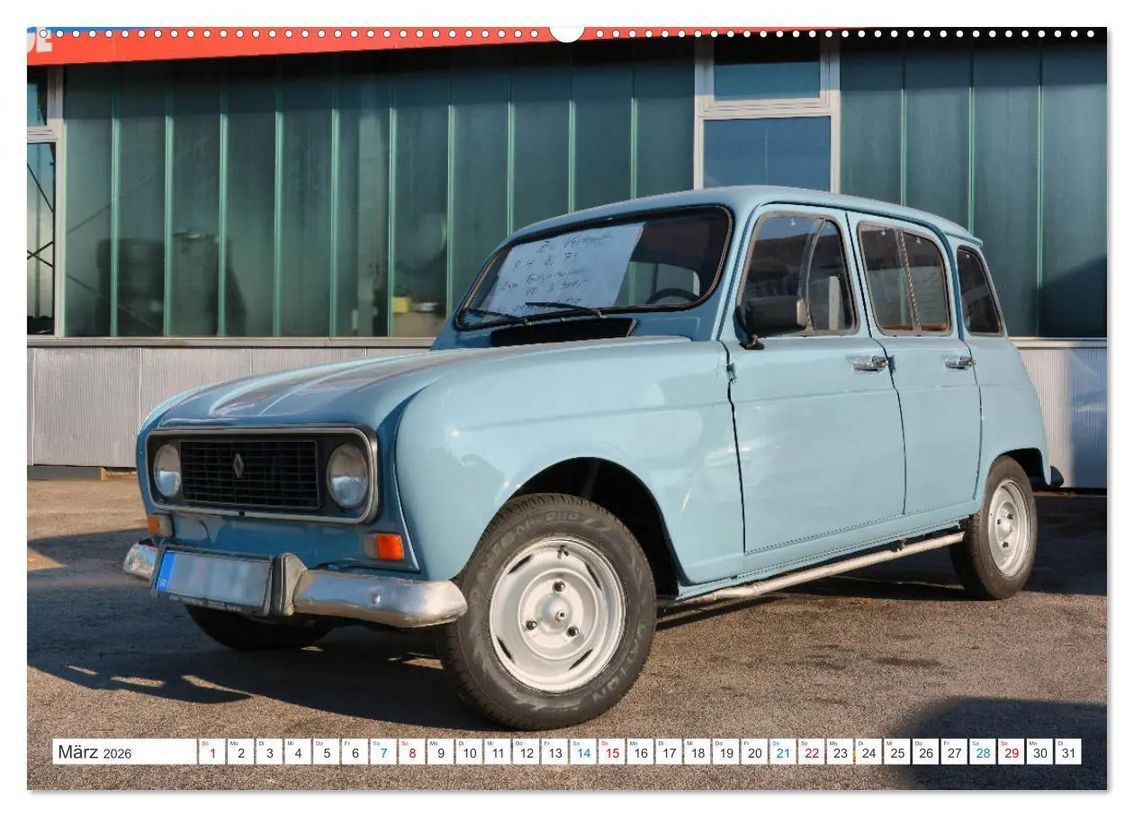 Bild: 9783457514993 | Renault 4 - Kultfahrzeug und Wegbegleiter (Wandkalender 2026 DIN A2...