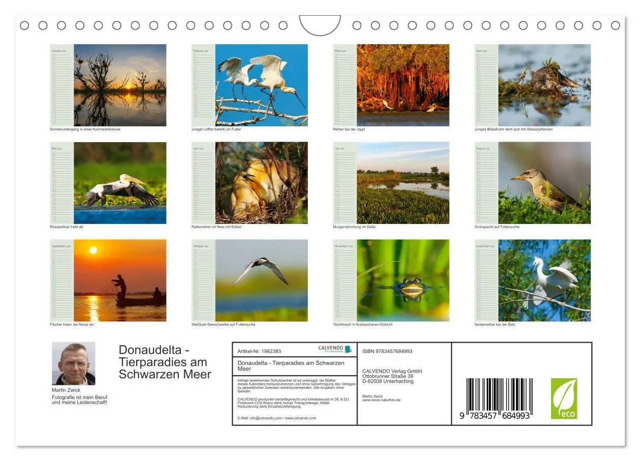 Bild: 9783457684993 | Donaudelta - Tierparadies am Schwarzen Meer (Wandkalender 2026 DIN...