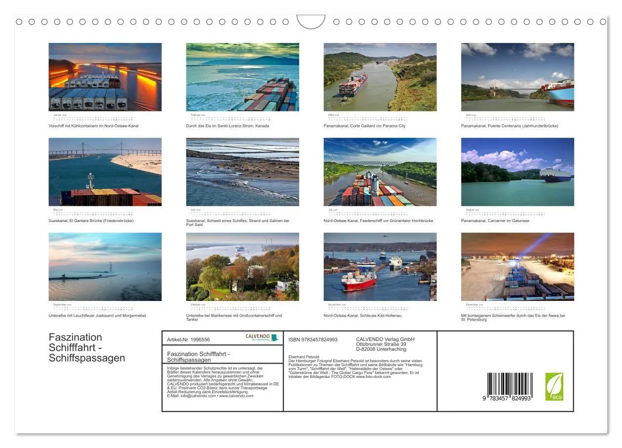 Bild: 9783457824993 | Faszination Schifffahrt - Schiffspassagen (Wandkalender 2026 DIN A3...