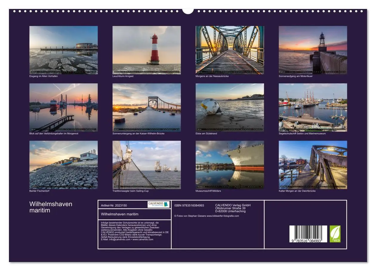 Bild: 9783516084993 | Wilhelmshaven maritim (hochwertiger Premium Wandkalender 2026 DIN...