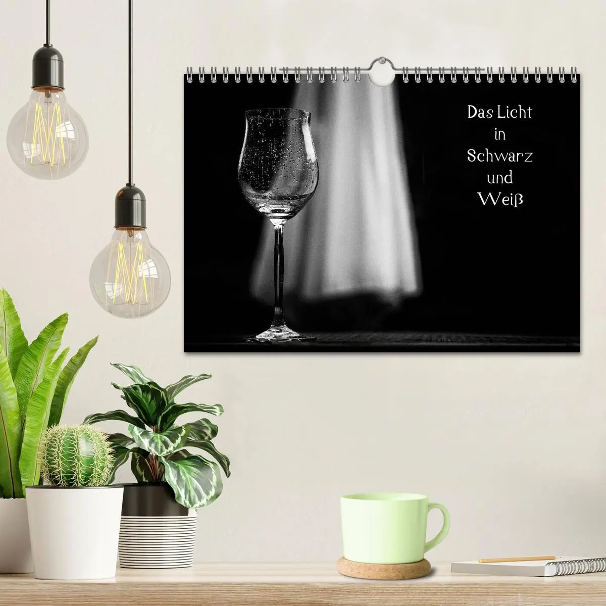 Bild: 9783516154993 | Das Licht in Schwarz und Weiß (Wandkalender 2026 DIN A4 quer),...