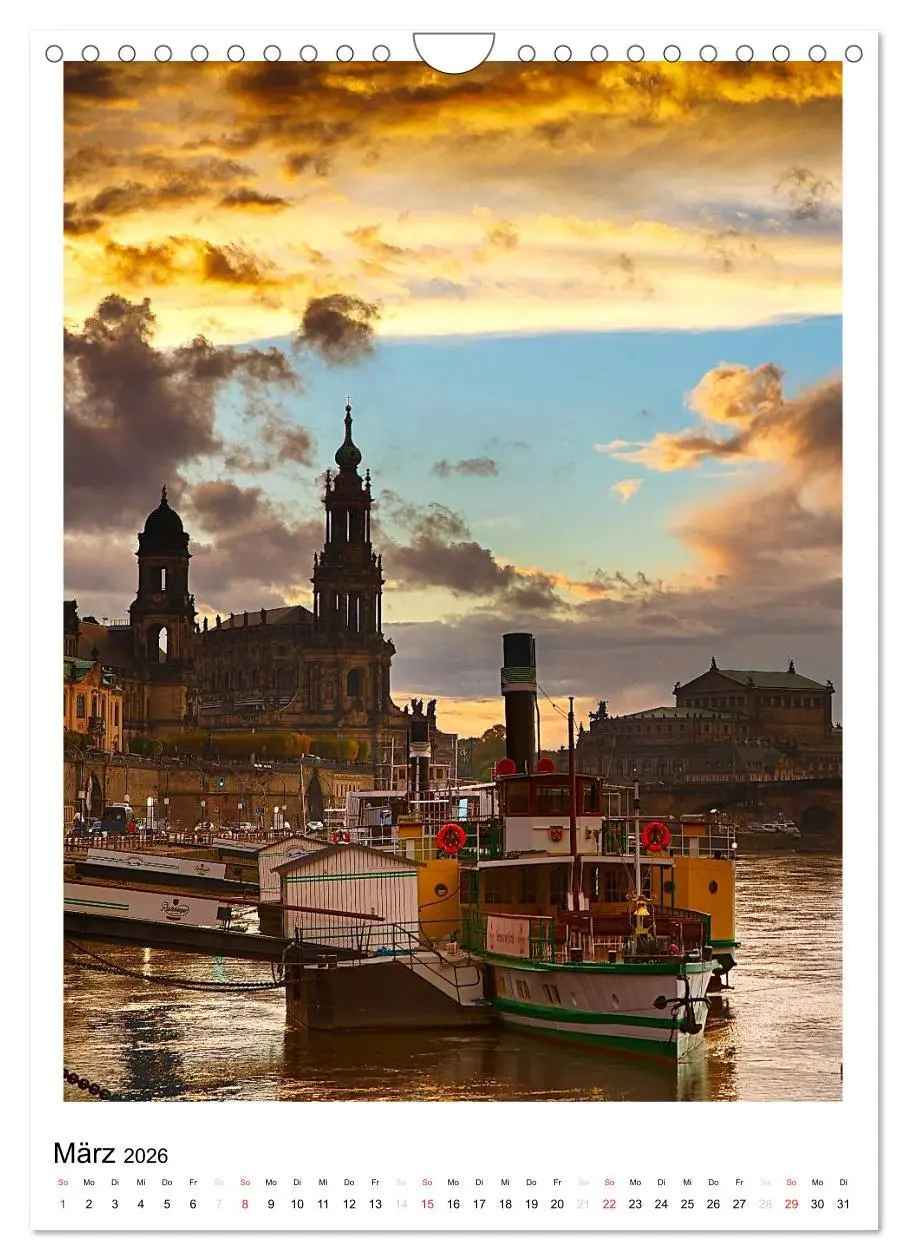 Bild: 9783516464993 | Bilder aus Dresden (Wandkalender 2026 DIN A4 hoch), CALVENDO...